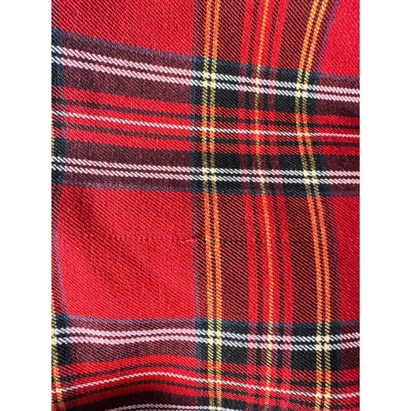 Tommy Hilfiger Women Red Plaid Skinny Pants Size 4 Leggings Style - Picture 6 of 6